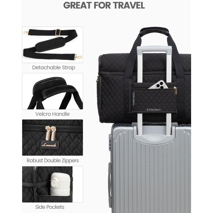 XL Weekender Reisetasche - Wasserabweisend & 180° Öffnung - bis zu 32,9% Rabatt