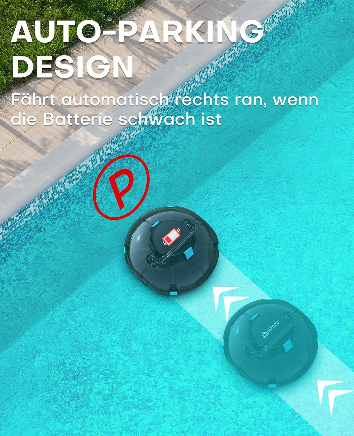 Kabelloser Poolroboter für Aufstellbecken - bis zu 34% sparen