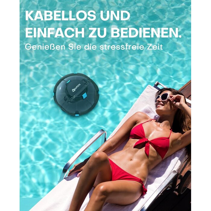Kabelloser Poolroboter für Aufstellbecken - bis zu 34% sparen