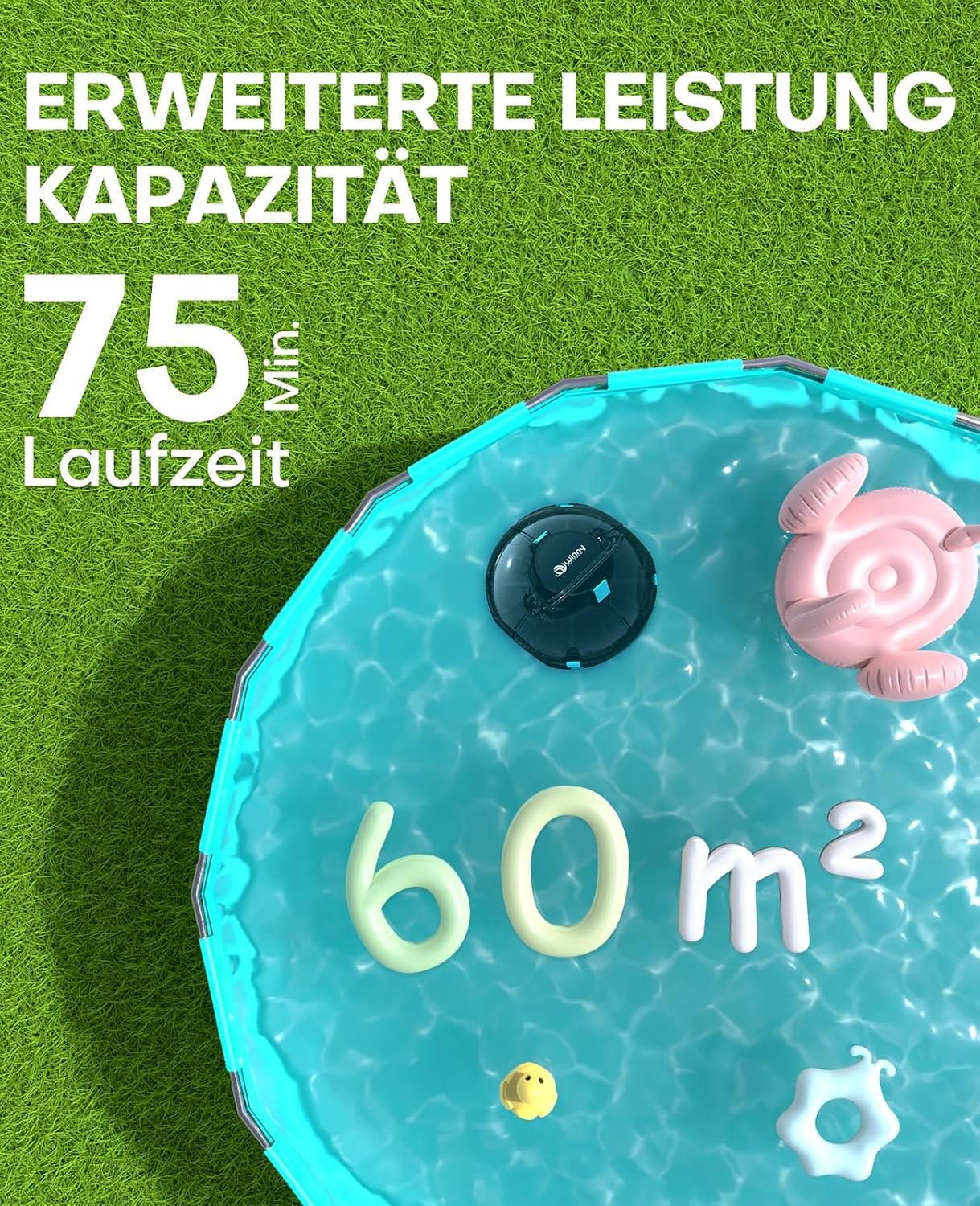 Kabelloser Poolroboter für Aufstellbecken - bis zu 34% sparen