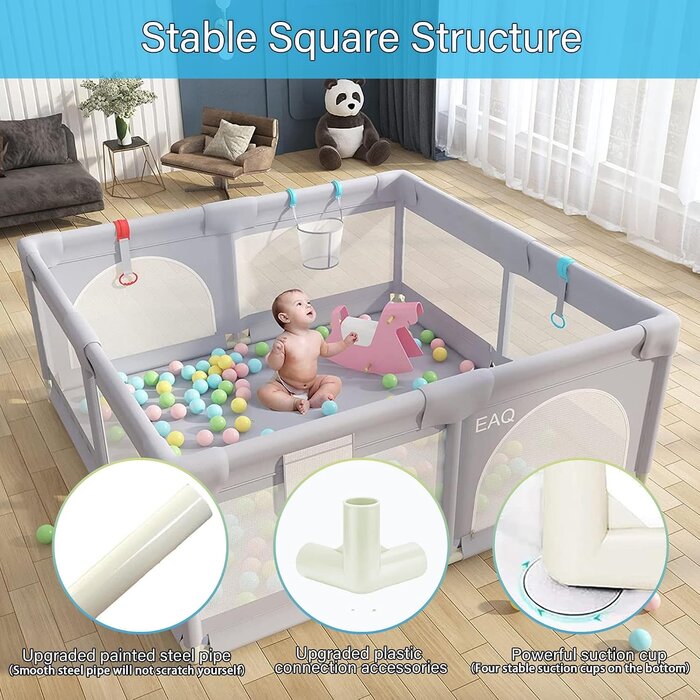 Baby-Laufgitter & Spielmatte - Sicher & Stabil - Bis zu 34% Rabatt