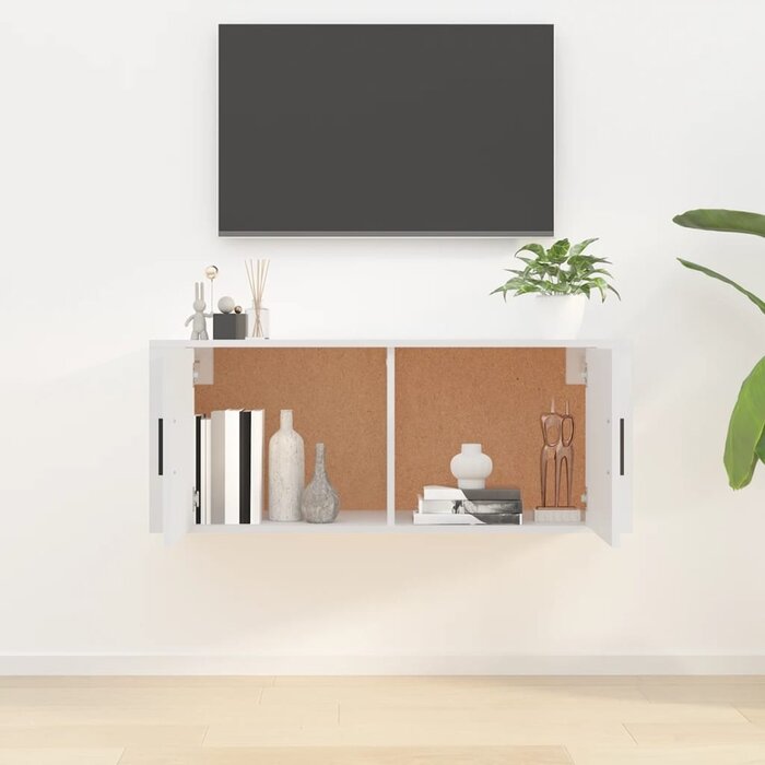 Vidaxl TV-Wandschrank in Weiß 100x34,5x40 cm - jetzt bis zu 84% sparen