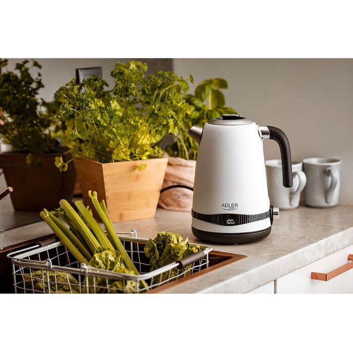 Elektrischer Wasserkocher 1,7L, 2200W mit LCD - bis zu 33% Rabatt