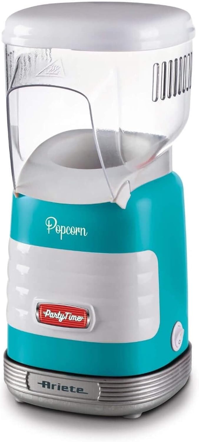 Retro Popcornmaschine 1100W, Hellblau - Jetzt bis zu 29% Rabatt sichern