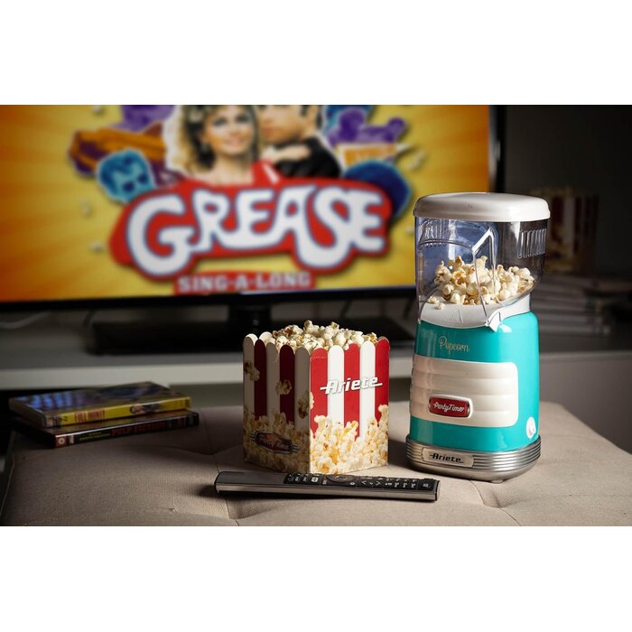 Retro Popcornmaschine 1100W, Hellblau - Jetzt bis zu 29% Rabatt sichern