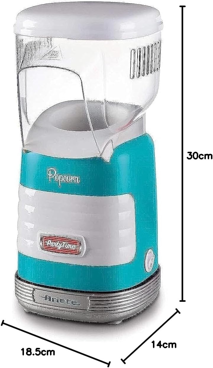 Retro Popcornmaschine 1100W, Hellblau - Jetzt bis zu 29% Rabatt sichern