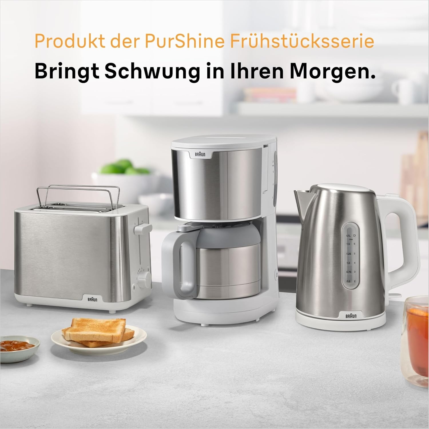 Filterkaffeemaschine 1,2L Thermokanne 1000W - Weiß - Sparen Sie bis zu 29%