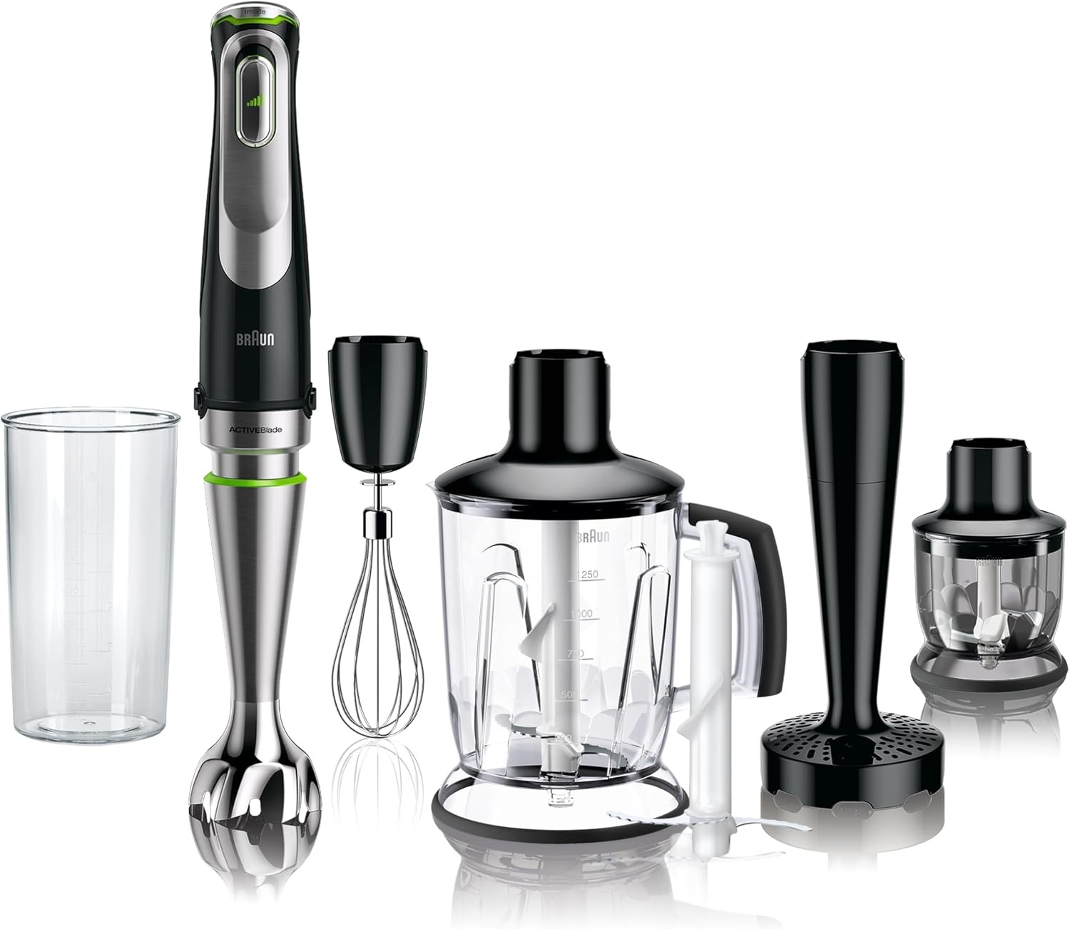 6-in-1 Stabmixer 1200W mit Zubehör - Jetzt bis zu 35% Rabatt sichern