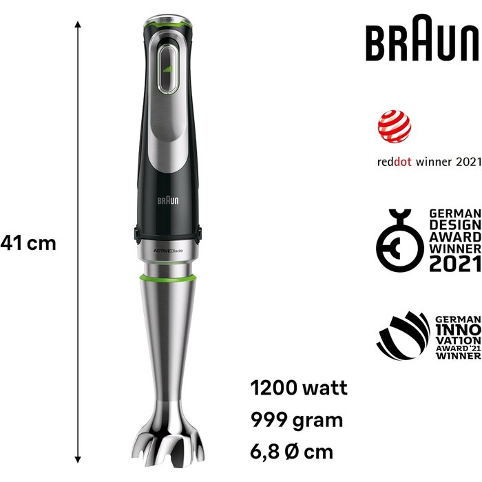 6-in-1 Stabmixer 1200W mit Zubehör - Jetzt bis zu 35% Rabatt sichern