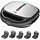 5-in-1 Multifunktions-Sandwichmaker 1200 W - Sparen Sie bis zu 33%
