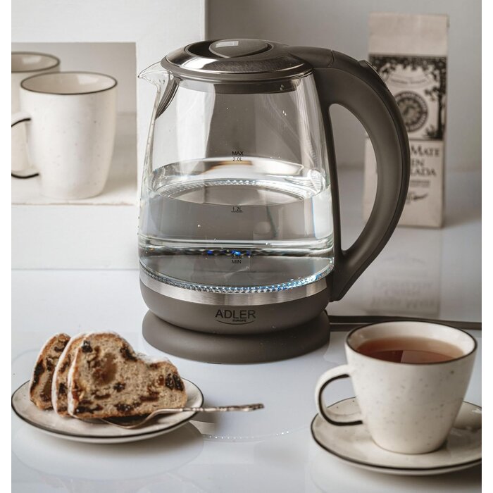 Design Glas-Wasserkocher 2,0L 2000W - bis zu 27% Rabatt im Outlet