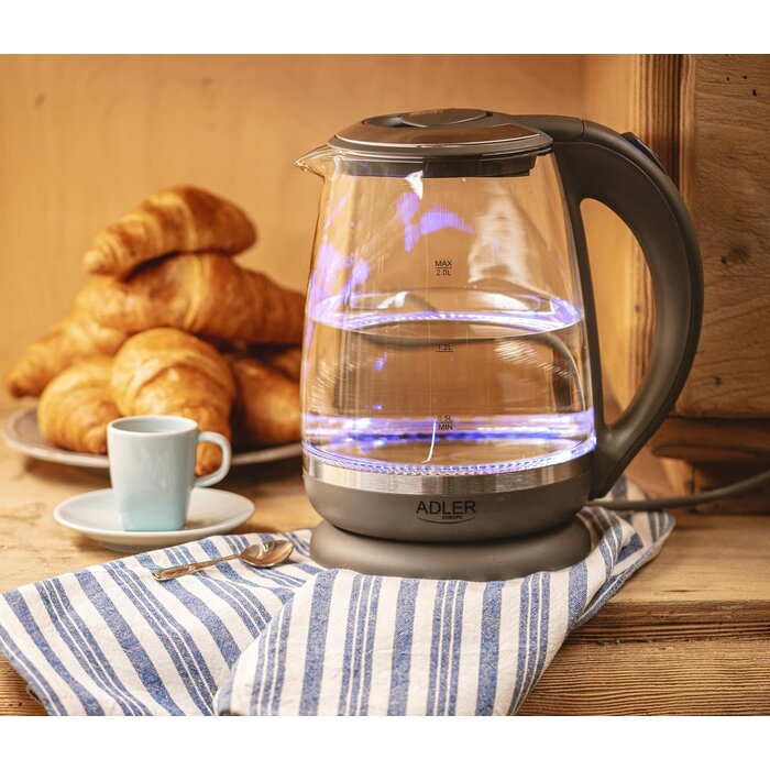 Design Glas-Wasserkocher 2,0L 2000W - bis zu 27% Rabatt im Outlet