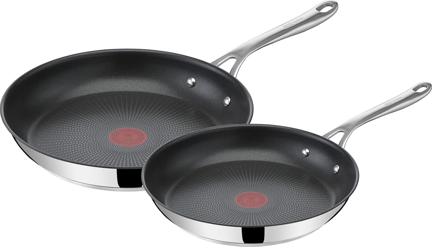 Pfannenset 24 cm & 28 cm Antihaftbeschichtet - Induktionsgeeignet bis zu 29% Rabatt
