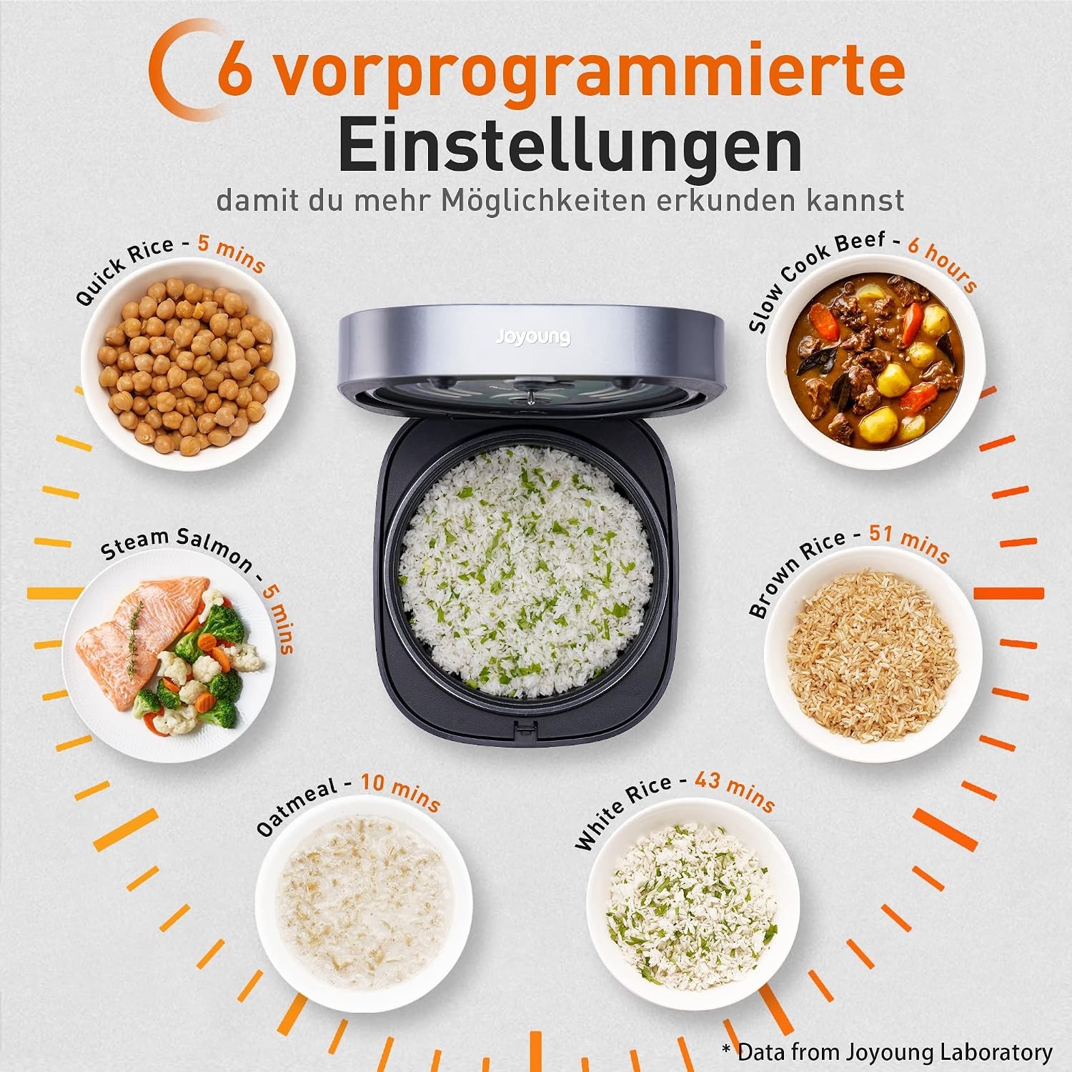 Multifunktions-Reiskocher 4L mit 860W & Timer - jetzt bis zu 29% sparen