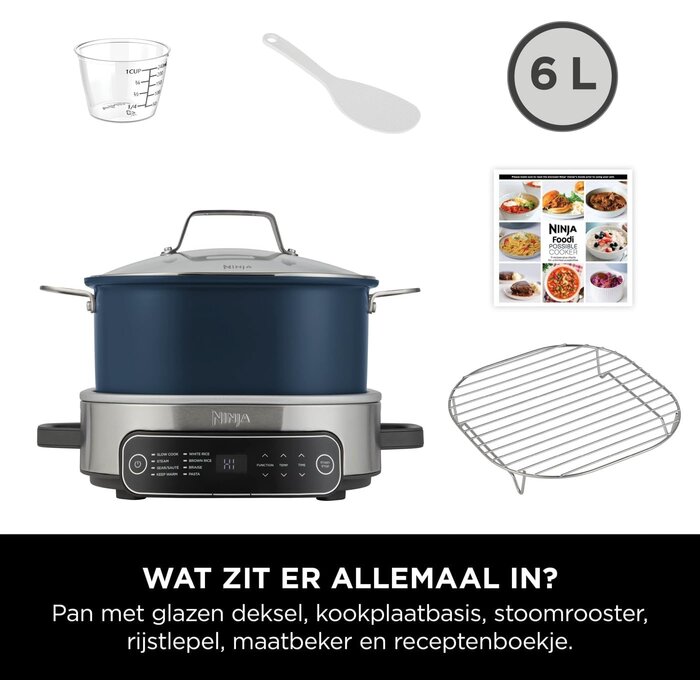Multikocher 8-in-1, 6 Liter, Midnight Blue - bis zu 35% Rabatt