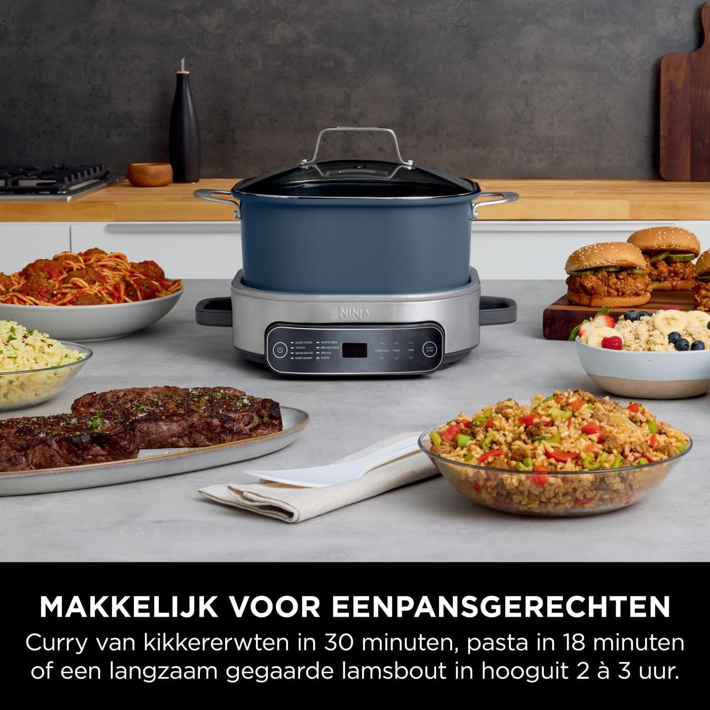 Multikocher 8-in-1, 6 Liter, Midnight Blue - bis zu 35% Rabatt