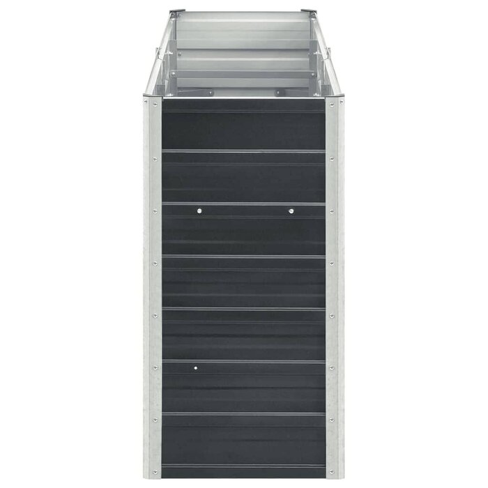 Vidaxl Hochbeet aus verzinktem Stahl 240x40x77cm Anthrazit - bis zu 45% günstiger