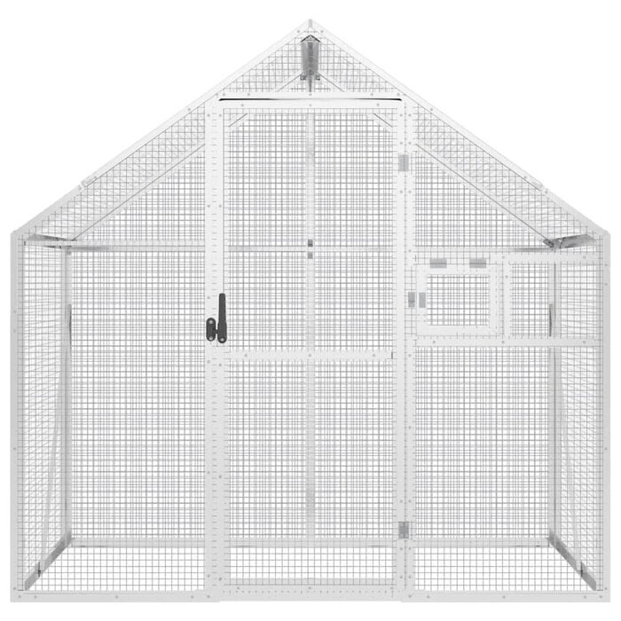 Vidaxl Großvoliere für Vögel 179x100x185 cm - Aluminium - Jetzt bis zu 35% sparen