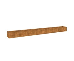 Vidaxl Großes Cortenstahl Hochbeet 482 x 50 x 36 cm - Outlet-Angebot bis zu 41% sparen