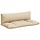 Palettenkissen Set 2-tlg. Beige 110cm - Jetzt bis zu 33% sparen