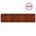10-tlg. Beeteinfassung Cortenstahl 25x103cm - bis zu 34% Rabatt