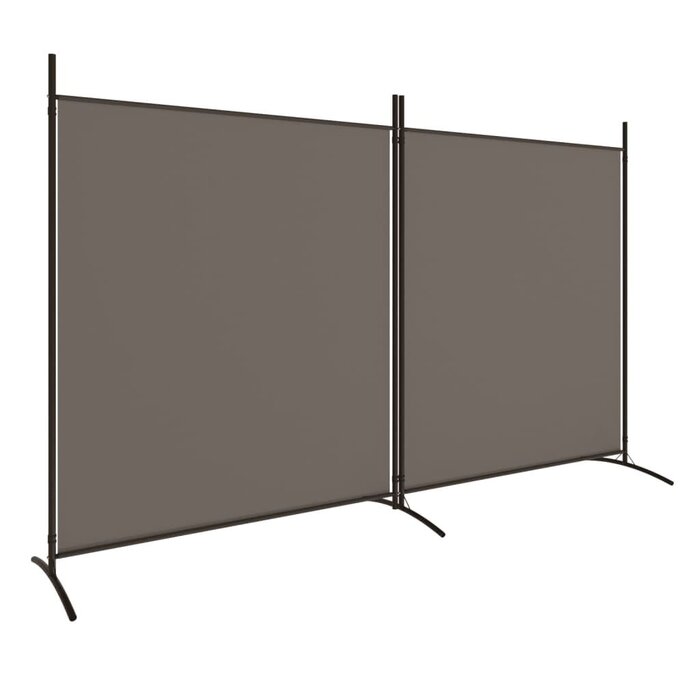 Vidaxl Flexibler Raumteiler 346x180 cm Anthrazit - bis zu 28% sparen