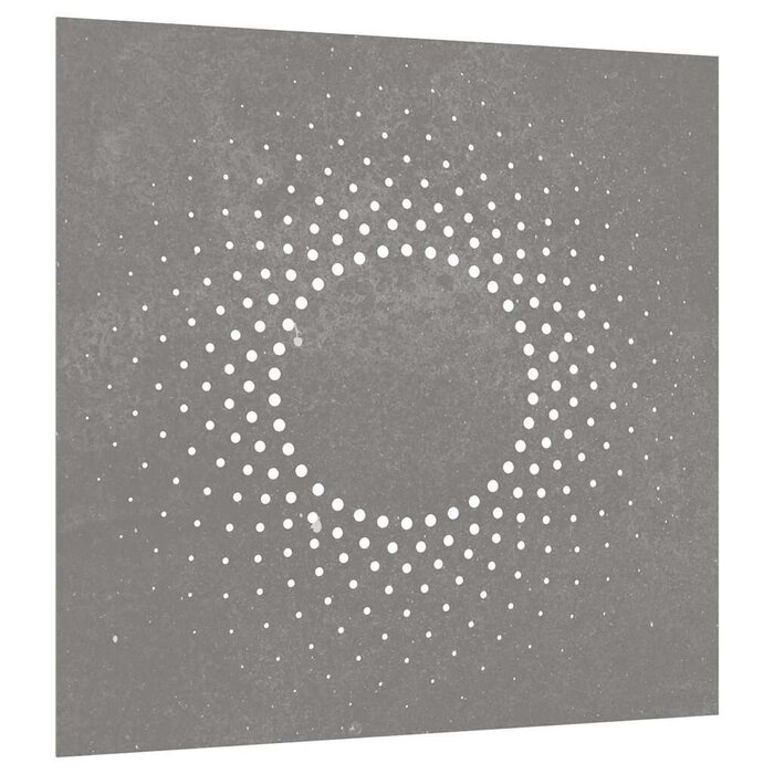 Vidaxl Garten Wanddekoration Sonne aus Cortenstahl 55x55cm - bis zu 32% Rabatt