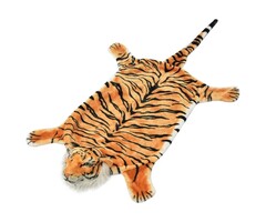 Vidaxl Tiger-Teppich aus Plüsch, 144 cm - Jetzt bis zu 40% Rabatt sichern