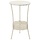 Runder Bistrotisch Vintage-Stil 40x70 cm Weiß - bis zu 34% sparen