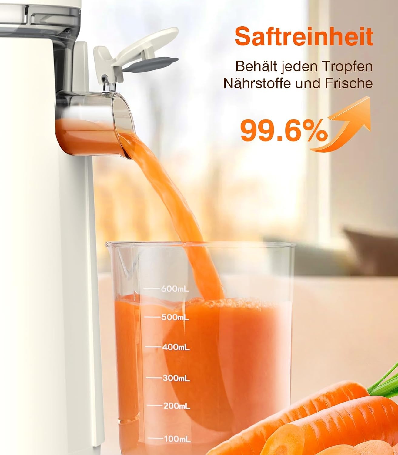 Amazon Slow Juicer Kaltentsafter - 120 mm Einfüllschacht - 150 Watt - bis zu 29% Rabatt