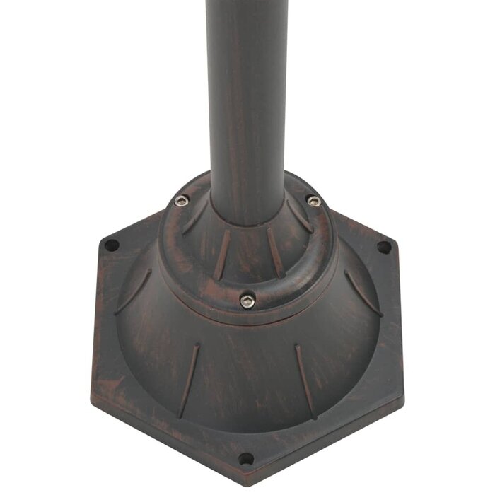 Vidaxl 2-flammiger Garten-Laternenpfahl 220 cm, Bronze - Jetzt bis zu 35% günstiger