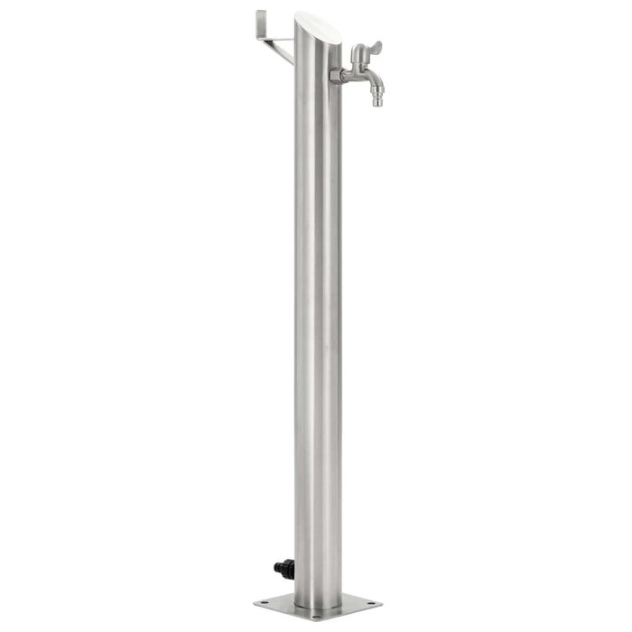 Vidaxl Edelstahl Garten-Wassersäule, 95 cm - mit Wasserhahn - bis zu 38% Rabatt