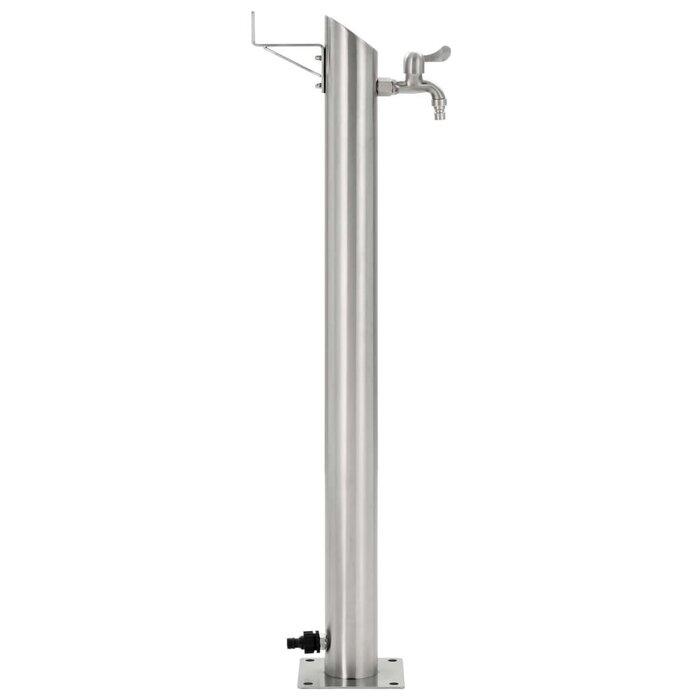 Vidaxl Edelstahl Garten-Wassersäule, 95 cm - mit Wasserhahn - bis zu 38% Rabatt