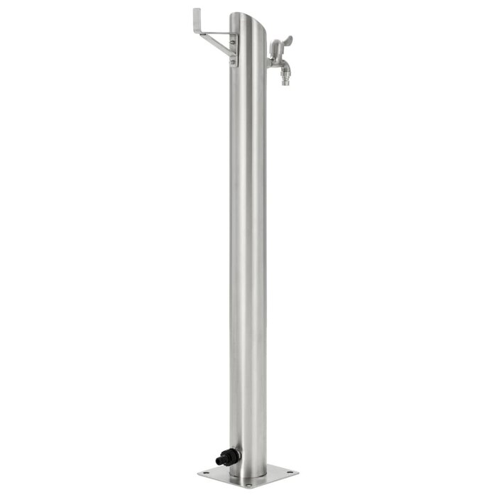Vidaxl Edelstahl Garten-Wassersäule, 95 cm - mit Wasserhahn - bis zu 38% Rabatt