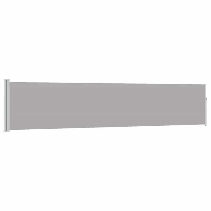 Vidaxl Seitenzugmarkise 100x500 cm Grau - Sichtschutz für Terrasse - bis zu 34% Rabatt