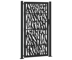 Vidaxl Elegantes Gartentor Schwarz 100x175 cm | Outlet bis zu 41% sparen