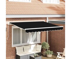 Vidaxl Markisen-Ersatztuch 280x245 cm Schwarz - UV-beständig - bis zu 33% Rabatt