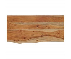Vidaxl Wandregal aus Akazienholz mit Naturkante - 60x30 cm - bis zu 39% Rabatt