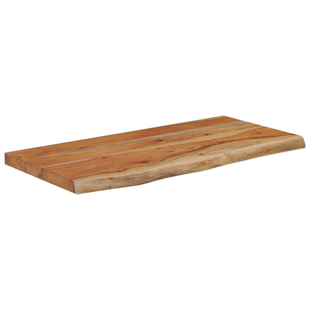 Vidaxl Wandregal Akazie Naturkante 60x30cm Massivholz - bis zu 33% reduziert