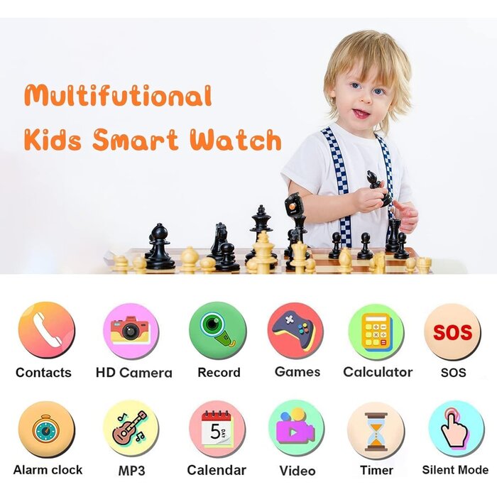 Kinder-Smartwatch mit Kamera & SOS-Funktion - bis zu 28% sparen