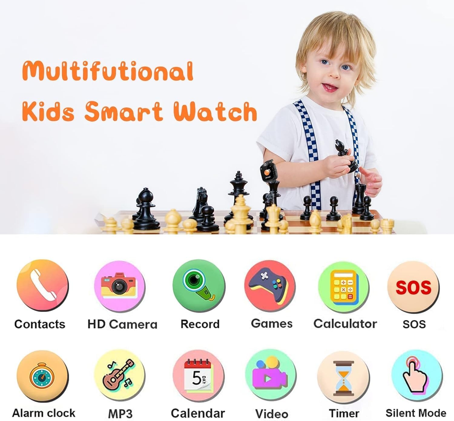 Kinder-Smartwatch mit Kamera & SOS-Funktion - bis zu 28% sparen
