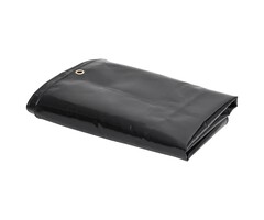 Vidaxl Robuste Abdeckplane 4x4m, 650g/m² PVC, Schwarz - bis zu 34% sparen!