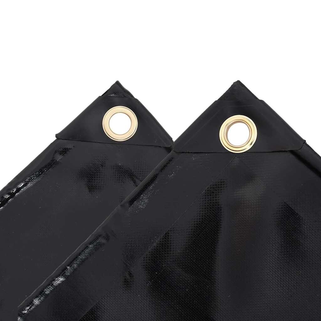 Vidaxl Robuste Abdeckplane 4x4m, 650g/m² PVC, Schwarz - bis zu 34% sparen!