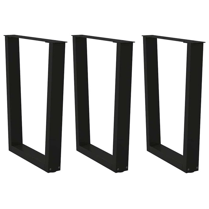 Vidaxl Moderne Esstischbeine V-Form 70cm, Schwarz - bis zu 34% Rabatt sparen
