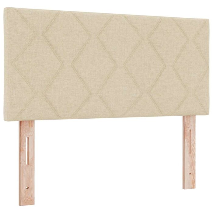 Vidaxl Modernes Bett-Kopfteil, Creme, 90x88 cm - bis zu 28 % Rabatt