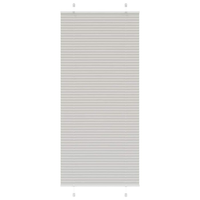 Vidaxl Plissee-Rollo 100x200 cm Hellgrau - Sichtschutz - bis zu 31% sparen