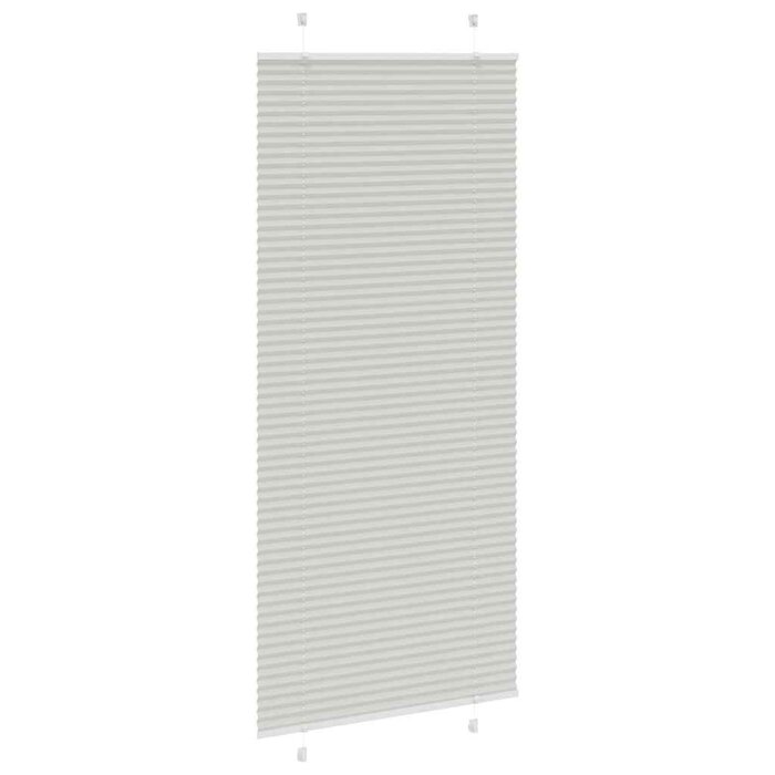 Vidaxl Plissee-Rollo 100x200 cm Hellgrau - Sichtschutz - bis zu 31% sparen