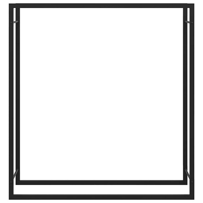 Vidaxl Kaminholzregal Stahl mattschwarz 110x28x116 cm - bis zu 38% Rabatt