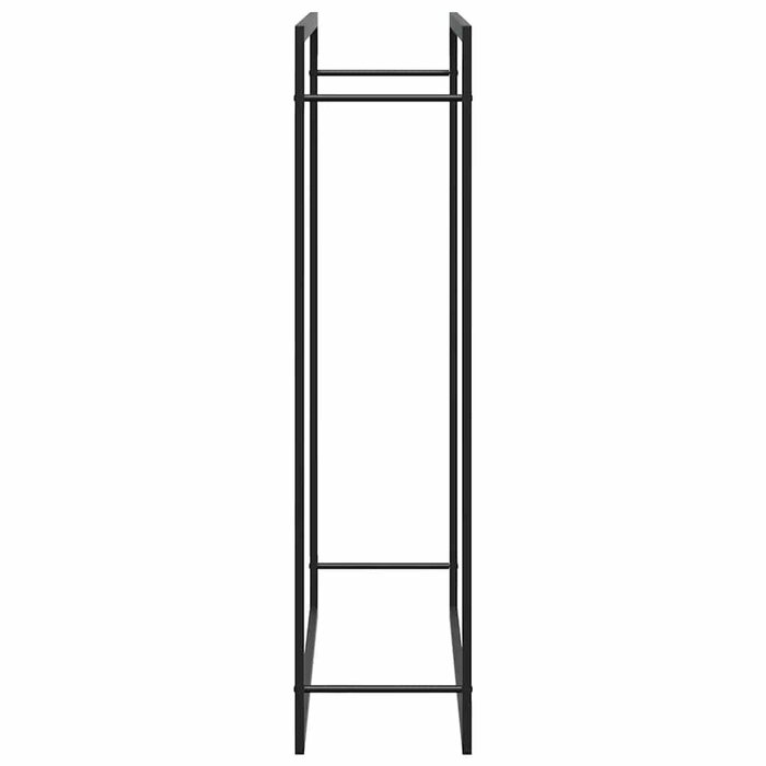 Vidaxl Kaminholzregal Stahl mattschwarz 110x28x116 cm - bis zu 38% Rabatt