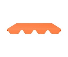Vidaxl Sonnendach für Hollywoodschaukel, Orange, 188x145 cm - bis zu 39% Rabatt